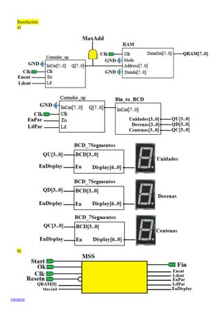 vasanza
Resolución:
a)
b)
 