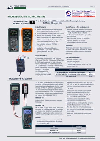 Multimeter Aviation 2022 Product Overview Gossen Metrawatt.pdf
