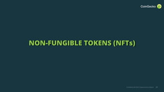 CoinGecko Q3 2022 Cryptocurrency Report 29
NON-FUNGIBLE TOKENS (NFTs)
 