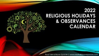 2022 Religious Holidays & Observances Calendar | PPT