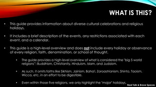 Calendar 2022 Religious Holidays