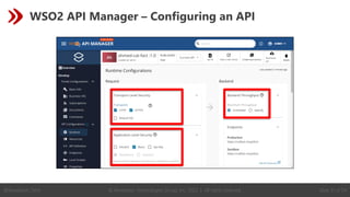 © Revelation Technologies Group, Inc. 2022 | All rights reserved. Slide 31 of 54
@Revelation_Tech
WSO2 API Manager – Configuring an API
 