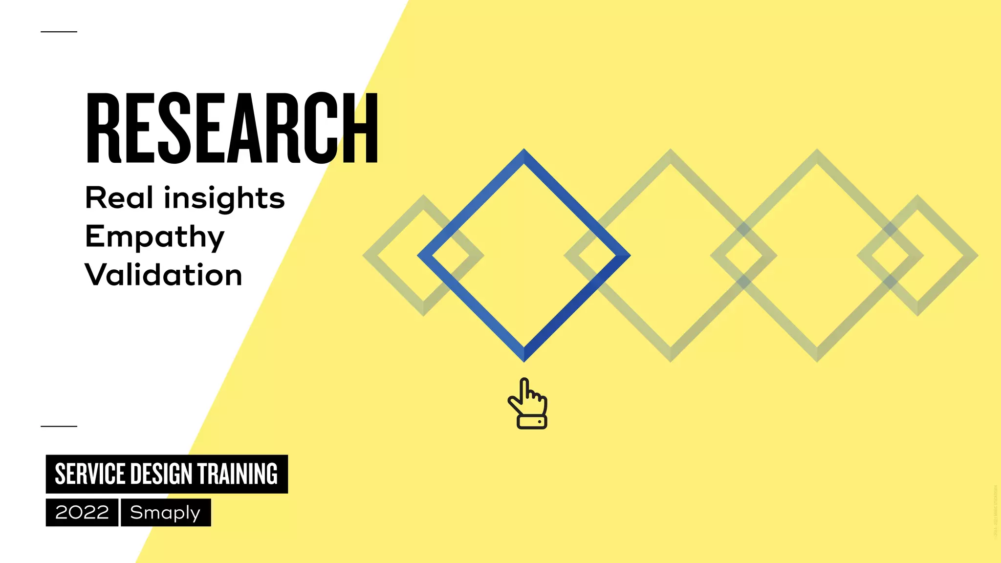 ©
2014–2021
MARC
STICKDORN
SERVICEDESIGNTRAINING
2022 Smaply
RESEARCH


Real insights
 
Empathy
 
Validation
 