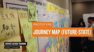 ©
2014–2021
MARC
STICKDORN
SERVICEDESIGNTRAINING
2022 Smaply
PROTOTYPE
JOURNEYMAP(FUTURE-STATE)
 