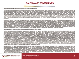 Silvercorp Corporate Presentation | PPT