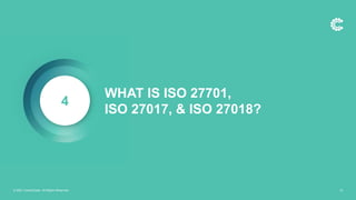 WHAT IS ISO 27701,
ISO 27017, & ISO 27018?
4
© 2021 ControlCase. All Rights Reserved. 12
 
