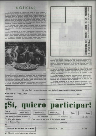 NAZARET NOVIEMBRE 1985