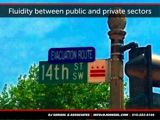 Fluidity between public and private sectors
 