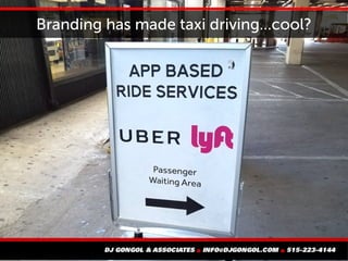 Branding has made taxi driving...cool?
 