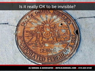 Is it really OK to be invisible?
 