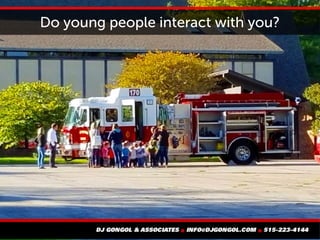 Do young people interact with you?
 