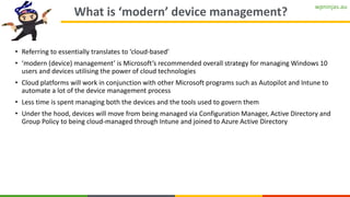 2023-03 - Workplace Ninja - Migrating to a modern device management.pptx