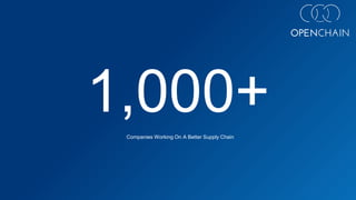 1,000+
Companies Working On A Better Supply Chain
 