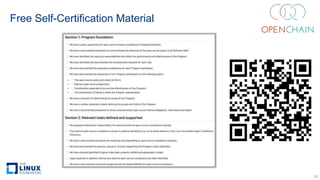 Free Self-Certification Material
20
 