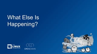 What Else Is
Happening?
 