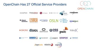 OpenChain Has 27 Official Service Providers
 