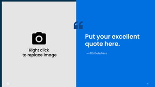 75
Put your excellent
quote here.
— Attribute here
 
