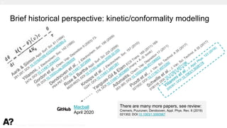 Puurunen - invited, AVS 69, Nov 5-10, 2023, Portland, Oregon
Brief historical perspective: kinetic/conformality modelling
1.
There are many more papers, see review:
Cremers, Puurunen, Dendooven, Appl. Phys. Rev. 6 (2019)
021302; DOI:10.1063/1.5060967
Macball
April 2020
 