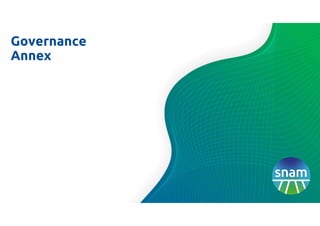 Governance
Annex
 