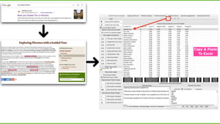 Copy & Paste
To Excel
 