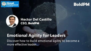 Emotional Agility for Leaders | Great IT Professional | May 17, 2023