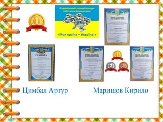 Цимбал Артур Маришов Кирило
 
