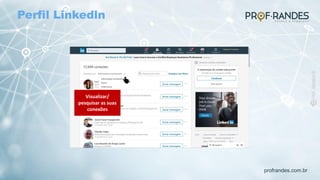 profrandes.com.br
Visualizar/
pesquisar as suas
conexões
Perfil Linkedln
 