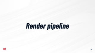 32
Render pipeline
 