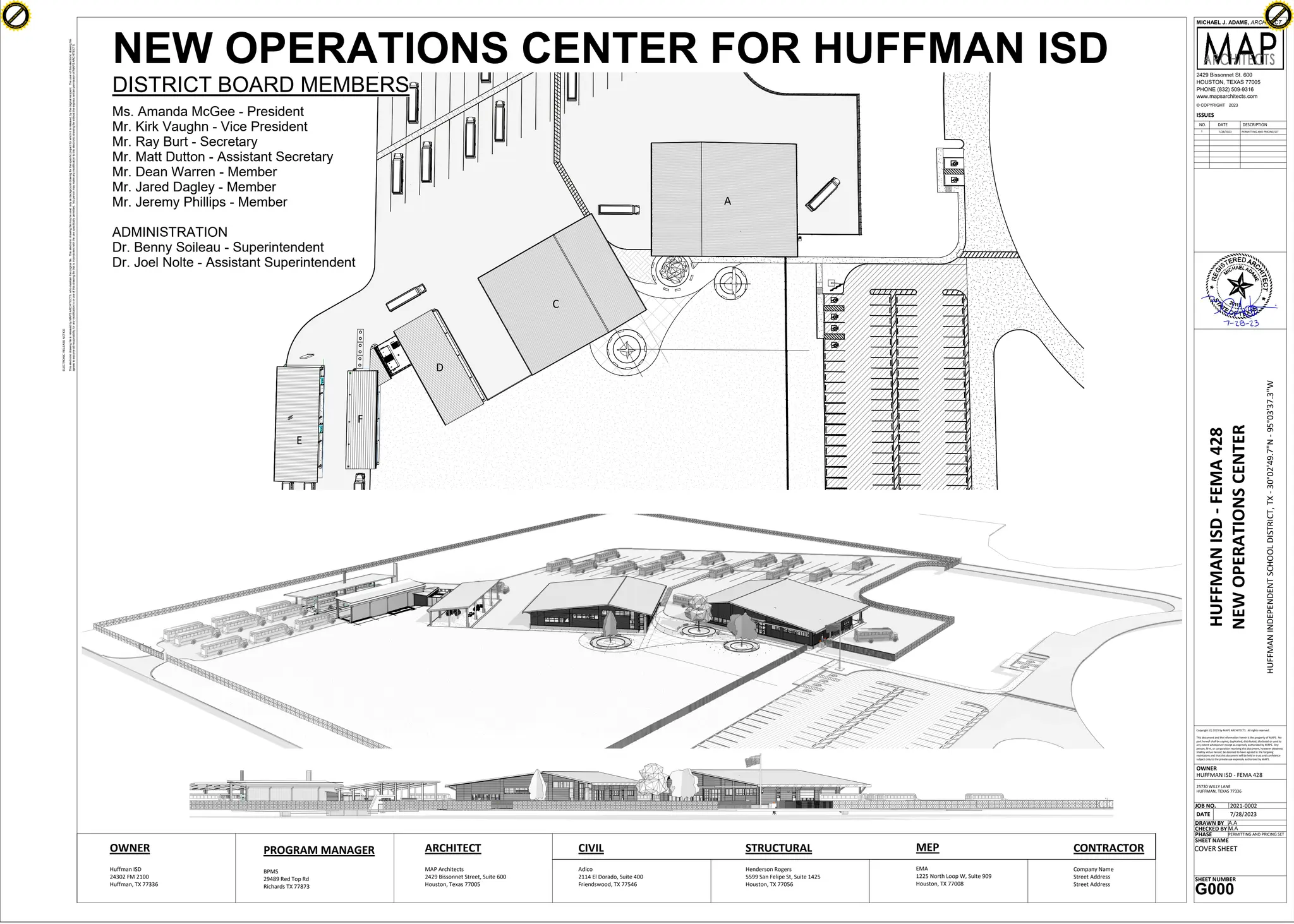 2023 HUFFMAN ISD NEW OPERATION CENTER R1 pdf