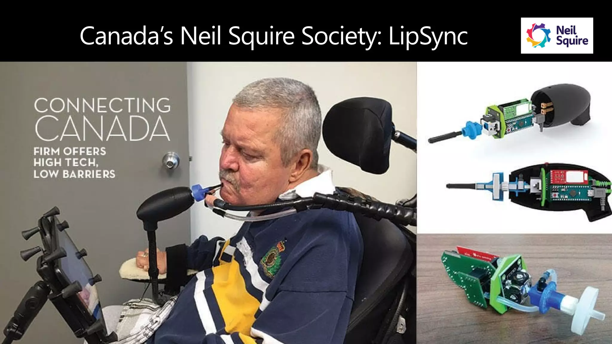 Canada’s Neil Squire Society: LipSync
 