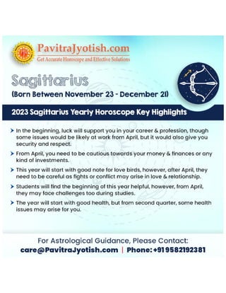 2023 Sagittarius Horoscope Yearly Predictions