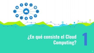 ¿En qué consiste el Cloud
Computing? 1 3
 