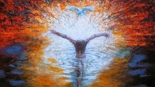 Doopsel van Jezus, Lam van God. (A02 Ten Bos 2023)