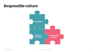 © 2023 Thoughtworks Alexander Steinhart | @quanders 48
Responsible culture
Anticipation
Values &
Principles
Responsible
Culture
Values &
Principles
 