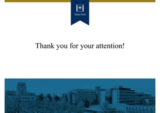 Thank you for your attention!
 