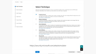 https://security.microsoft.com/attacksimulator
 