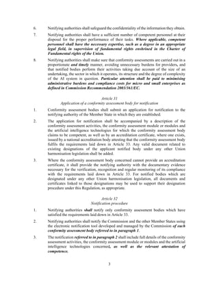 3
6. Notifying authorities shall safeguard the confidentiality of the information they obtain.
7. Notifying authorities sh...