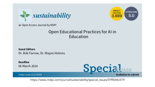 https://www.mdpi.com/journal/sustainability/special_issues/5YR564U319
 