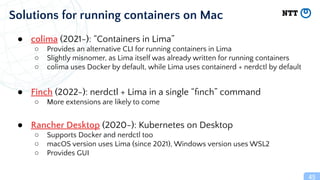 The internals and the latest trends of container runtimes | PDF