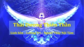 Thái Dương Thiên Thần
Linh hồn – Lương Tri – Người Thầy Nội Tâm
 