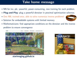Plug-and-Play methods for inverse problems in imagine, by Julie Delon | PDF