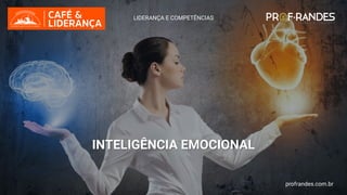 profrandes.com.br
INTELIGÊNCIA EMOCIONAL
LIDERANÇA E COMPETÊNCIAS
profrandes.com.br
 