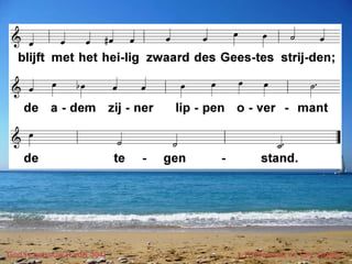 God is getrouw (LvdK 304) t. H. Pierson; m. Chr. Gregor
 