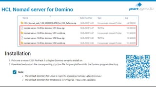 HCL Nomad server for Domino
 