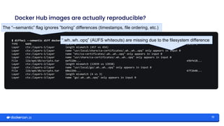 [DockerCon 2023] Reproducible builds with BuildKit for software supply ...