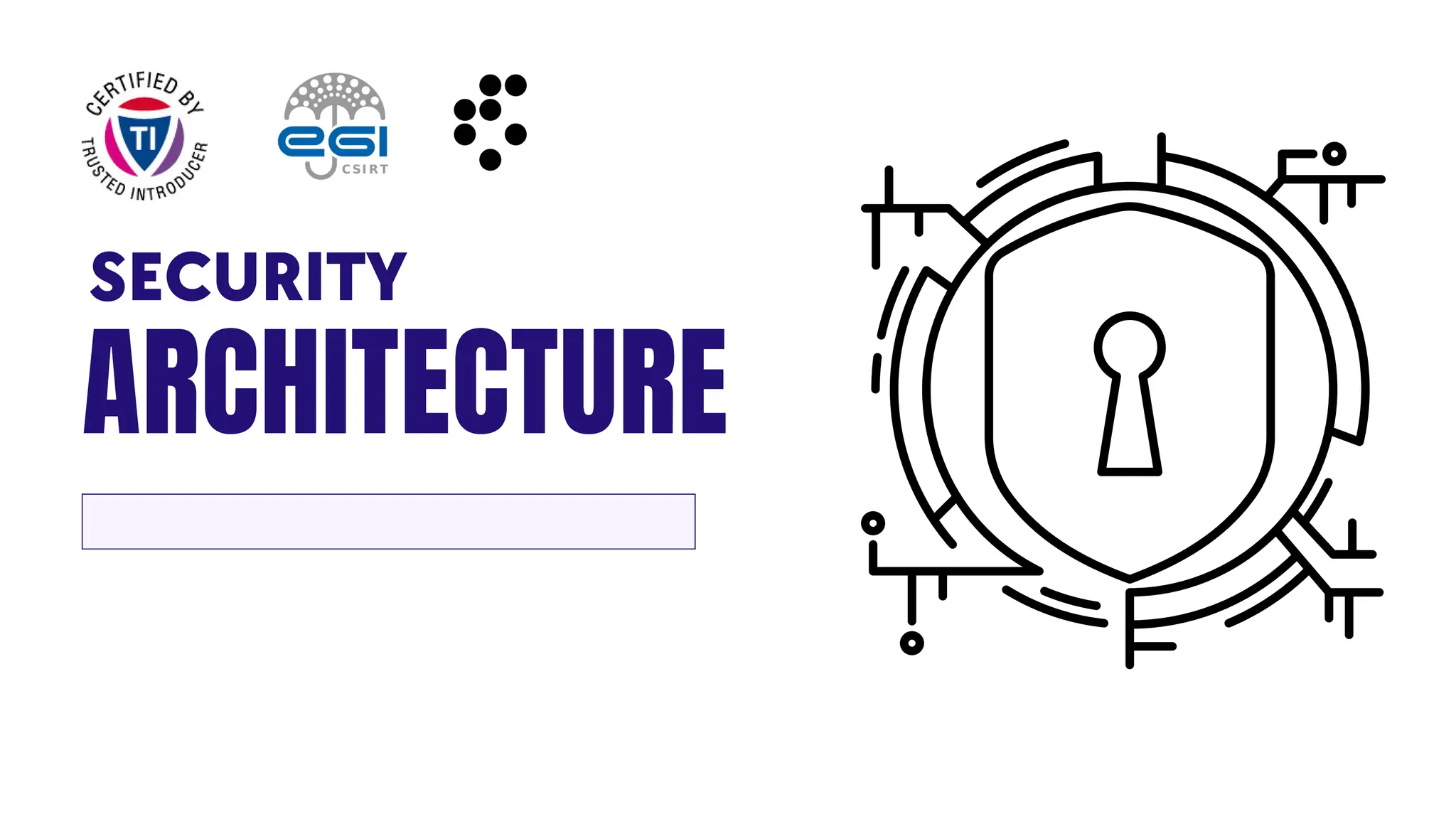ARCHITECTURE
SECURITY
 