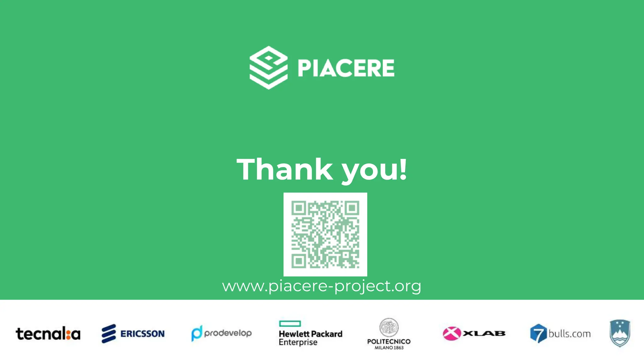 Thank you!
www.piacere-project.org
 