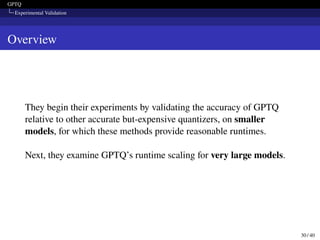 GPTQ: Accurate Post-Training Quantization for Generative Pre-trained ...