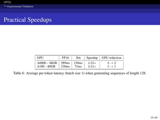 GPTQ: Accurate Post-Training Quantization for Generative Pre-trained ...