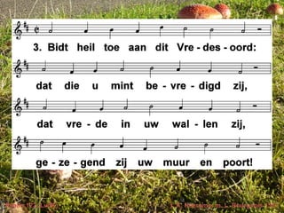 Psalm 122 (LvdK) t. K. Heeroma; m. L. Bourgeois 1551
 